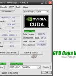 دانلود GPU Caps Viewer 1.64.2 برنامه مشاهده جزئیات کارت گرافیک